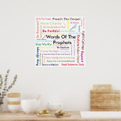 Words Of The Prophets poster (Küche)