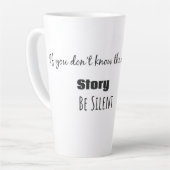 Words of Wisdom Latte Mok Milchtasse (Linke Ecke)