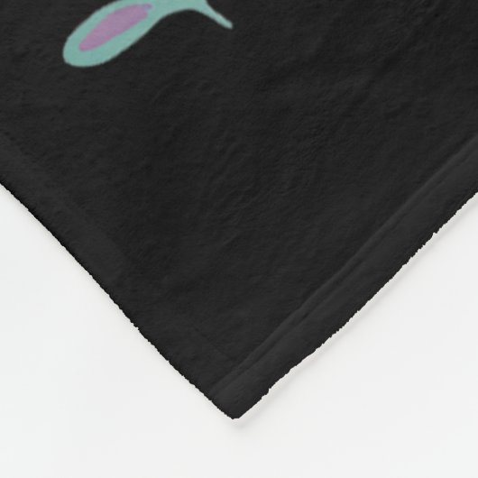 Words Speak Kindness Insrational Floral Sitive  Fleecedecke (Ecke)