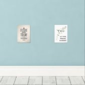 Words to inspire poster bilderwand sets (Holzboden)