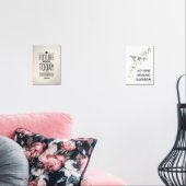 Words to inspire poster bilderwand sets (Wohnzimmer)