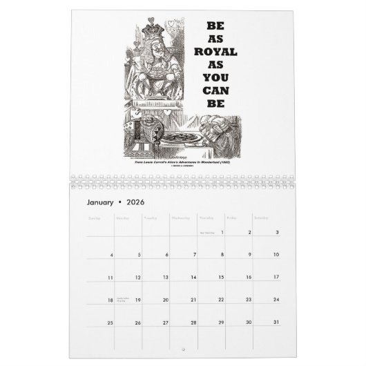 Words & Unwords Wonderland Adventure 20XX Kalender (Jan 2026)