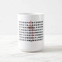 "Wordsearch Mama-" Tasse