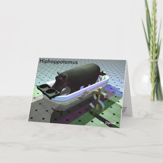 WordsEye Greeting Card Karte (Vorderseite)