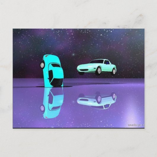 WordsEye Postkarte (Vorderseite)