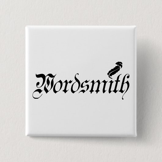 Wordsmith Button (Vorderseite)