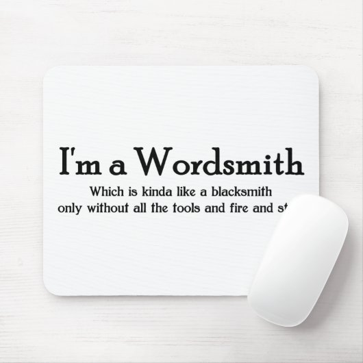 Wordsmith Mousepad (Mit Mouse)