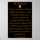 Wordsmith Poster (Vorne)
