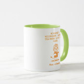 Wordsmith Whisperer Englischlehrer Design Tasse (VorderseiteRechts)