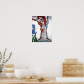 Wordsworth Gedicht Tree Graffiti Poster (Küche)