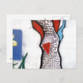 Wordsworth Gedicht Tree Graffiti Postkarte (Vorne/Hinten)