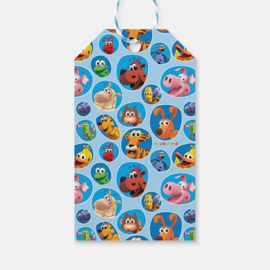 WordWorld-Geschenkmarke Geschenkanhänger (Rückseite)