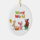 WordWorld-Ornament Keramik Ornament (Rechts)