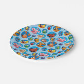 WordWorld Party-Platte Pappteller (Schrägansicht)