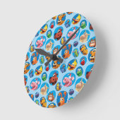 WordWorld-Uhr Runde Wanduhr (Winkel)