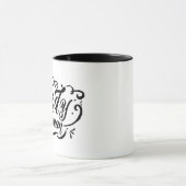 Wordy Frauen-Tasse Tasse (Zentrum)