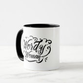 Wordy Frauen-Tasse Tasse (Vorderseite Links)