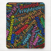 Wordy Halloween Mousepad (Vorne)