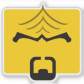 Worf Vinyl Sticker (Vorderseite)