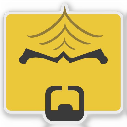 Worf Vinyl Sticker (Vorderseite)