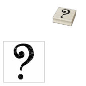 Worin Textured Question Mark Gummistempel (Stempel)