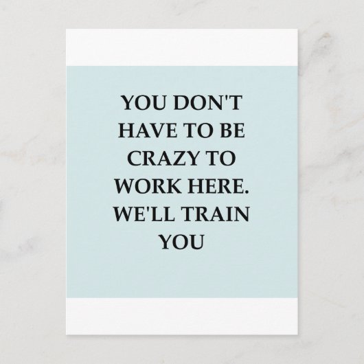 WORK2.png Postkarte (Vorderseite)