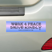 WORK4PEACE-DK AUTOAUFKLEBER (Auf Auto)
