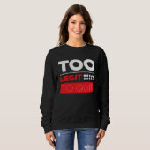 Work and rest Everyday Escape Pop Art Fun Word Sweatshirt (Vorne ganz)