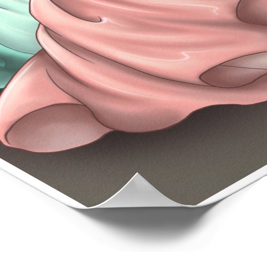 WORK! Art Print Poster (Ecke)