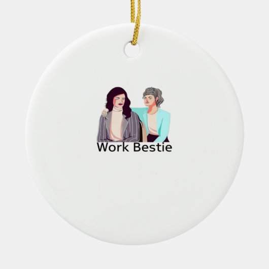 Work Beast Classic Keramik Ornament (Vorne)