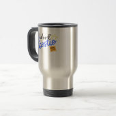 Work Bestie - Blue Classic Reisebecher (Vorderseite Links)