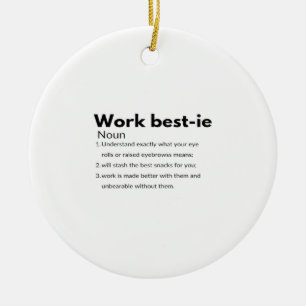 Work Bestie Boxy Keramik Ornament