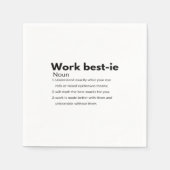 Work Bestie Boxy Serviette (Vorderseite)