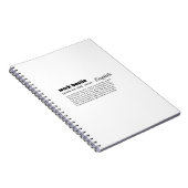 Work Bestie Classic Chill Notizblock (Rechte Seite)