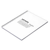 Work Bestie Classic Chill Notizblock (Linke Seite)
