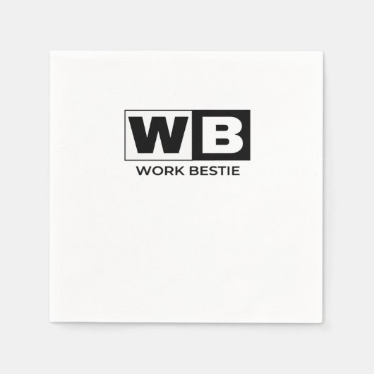 Work Bestie Classic Serviette (Vorderseite)