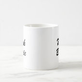 Work Bestie Fun Coworker Typografy Coffee Tasse (Mittel)