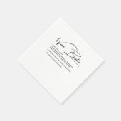 Work Bestie Funny Coworker & Colleague Classic Serviette (Ecke)