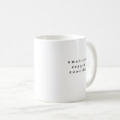 Work Bestie Geschenk lustige emotionale Unterstütz Kaffeetasse (VorderseiteRechts)
