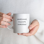 Work Bestie Geschenk lustige emotionale Unterstütz Kaffeetasse