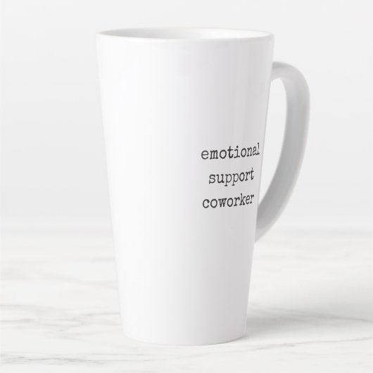 Work Bestie Geschenk lustige emotionale Unterstütz Milchtasse (Rechte Ecke)