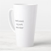 Work Bestie Geschenk lustige emotionale Unterstütz Milchtasse (Linke Ecke)