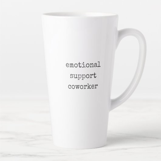 Work Bestie Geschenk lustige emotionale Unterstütz Milchtasse (Rechts)