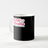 Work Bestie Geschenke Zitat Emotional Help Co-Work Kaffeetasse (Vorderseite Links)