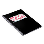 Work Bestie Geschenke Zitat Emotional Help Co-Work Notizblock (Rechte Seite)