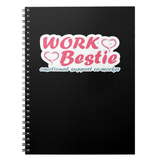 Work Bestie Geschenke Zitat Emotional Help Co-Work Notizblock (Vorderseite)
