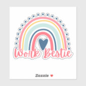 Work Bestie Gift Aufkleber (Blatt)