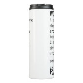 Work Bestie Ice Coffee Cup, Work Bestie Gift, Emot Thermosbecher (Rückseite)