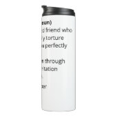 Work Bestie Ice Coffee Cup, Work Bestie Gift, Emot Thermosbecher (Nach rechts gedreht)