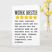 Work Bestie Karte (Gelbe Blume)